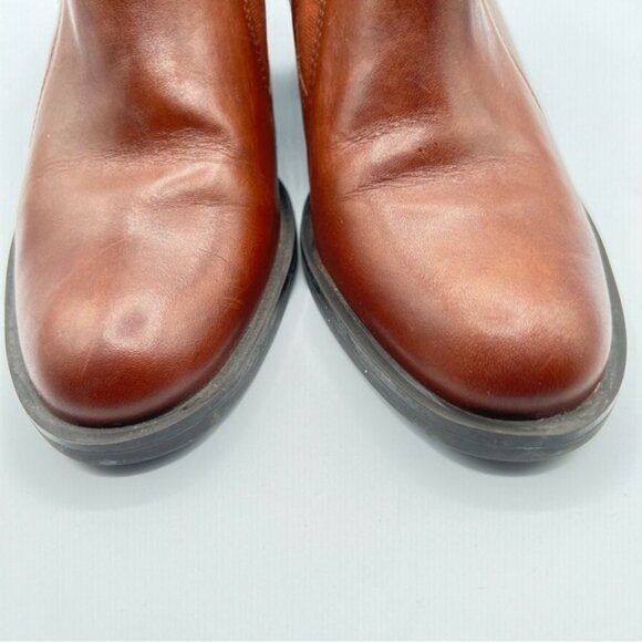 Naturalizer womens Brown Loafer slip on heels Sz 8M - Picture 4 of 11